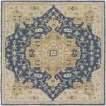 Broomfield 1145 Hand Tufted Blue Wool Rug