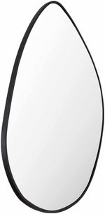 Lochovice Black Distressed Wood Mirror