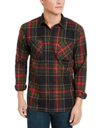 Levi's Men's Malden Plaid Shirt Red Size Extra Large