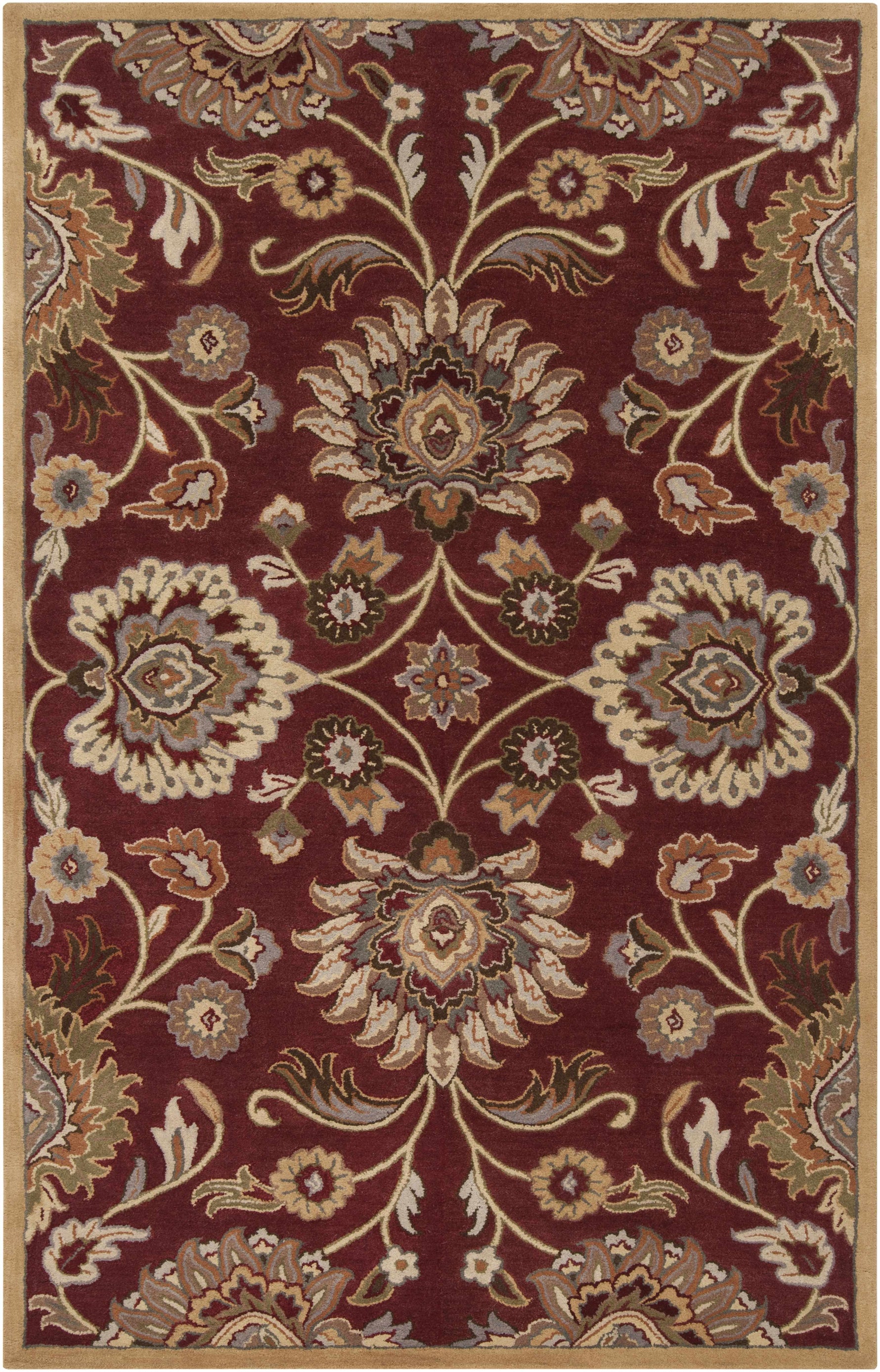 Conesus Red 1061 Hand Tufted Wool Rug