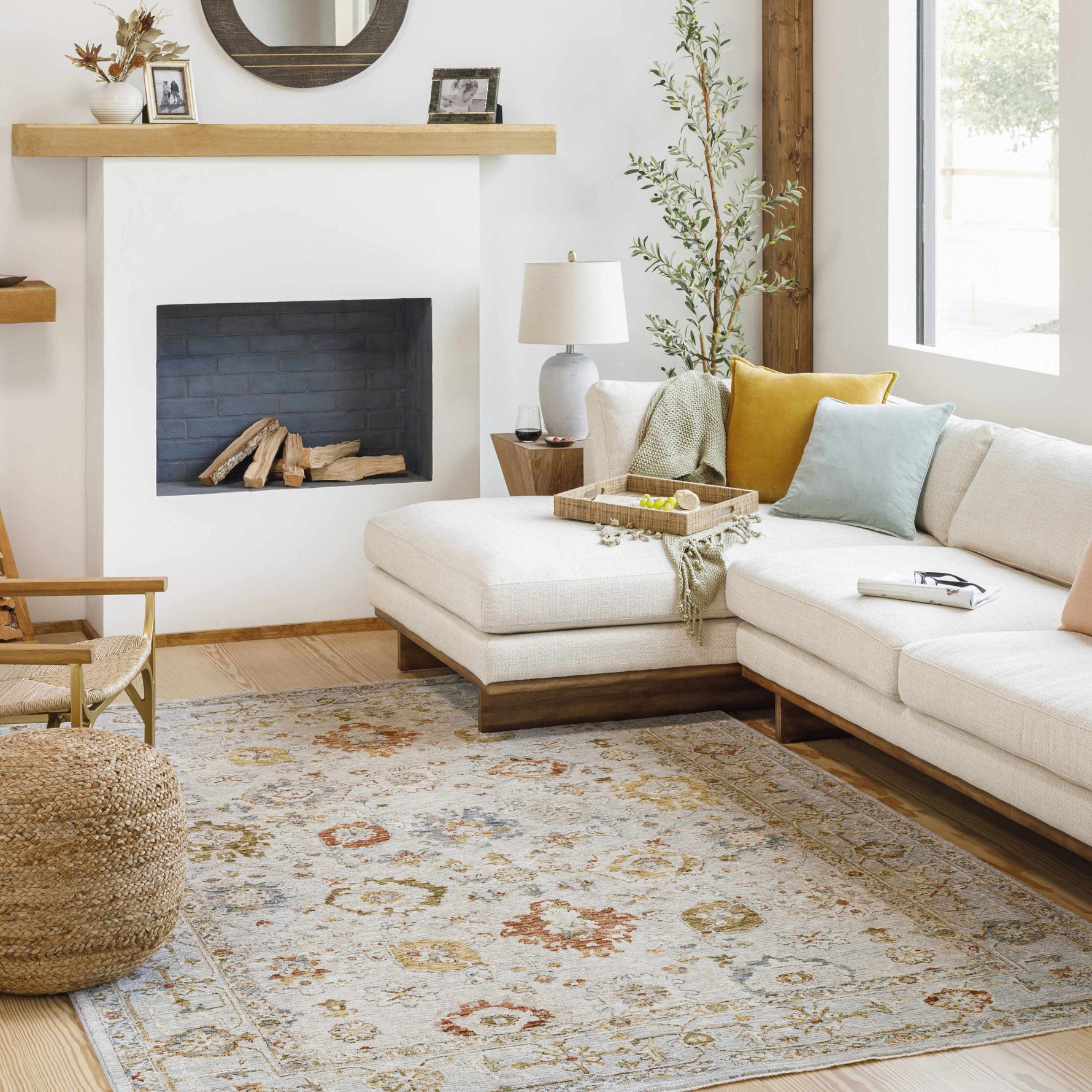 Mogul Luxe Oushak Rug