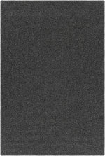 Black Braided Faux Jute Outdoor Rug