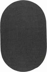Black Braided Faux Jute Outdoor Rug