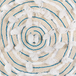 Matagami Beige Hand Woven Stool - Clearance