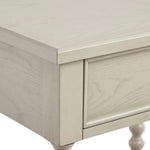 Nightstand with 1 Drawer and Turned Legs