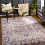 Neyland Iris Olive & Brown Area Rug 2360
