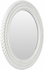 Polverigi Round White Mirror - Clearance