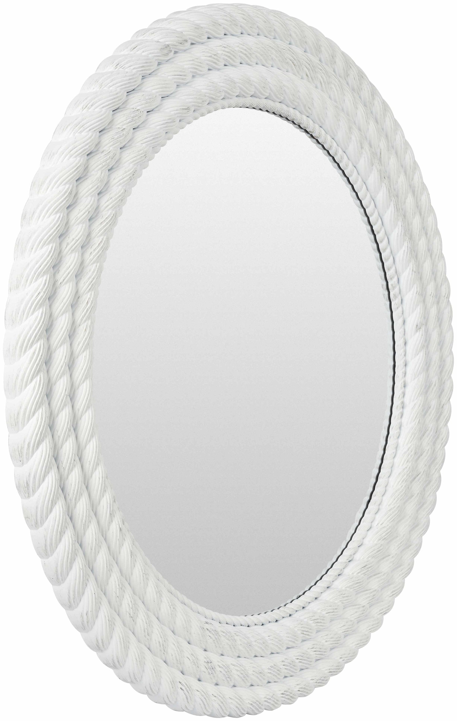 Polverigi Round White Mirror - Clearance