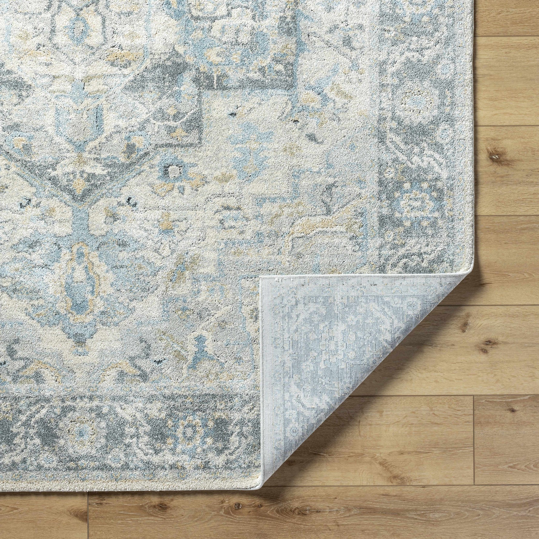 Akshay Light Gray Thick Luxe Area Rug