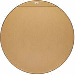 Pontalina Round Silver Gray Mirror
