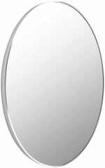 Pontalina Round Silver Gray Mirror