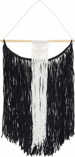 Rosebank Boho Black and White Wall Hanging - Clearance