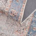 Rosman Distressed Washable Area Rug