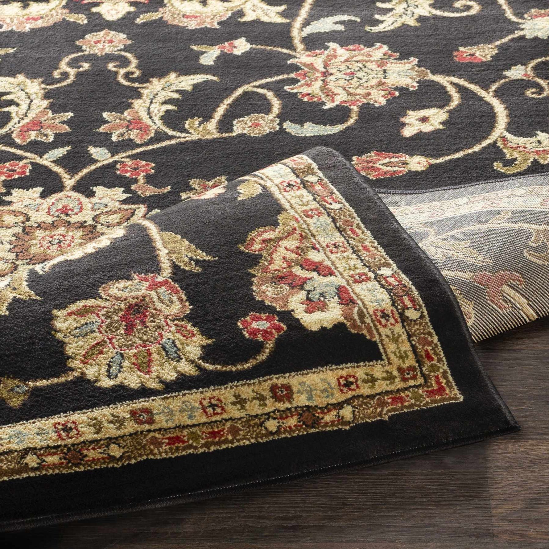 Salona Luxe Black Rug