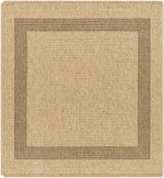 Andie Bordered Faux Jute Outdoor Rug - Clearance