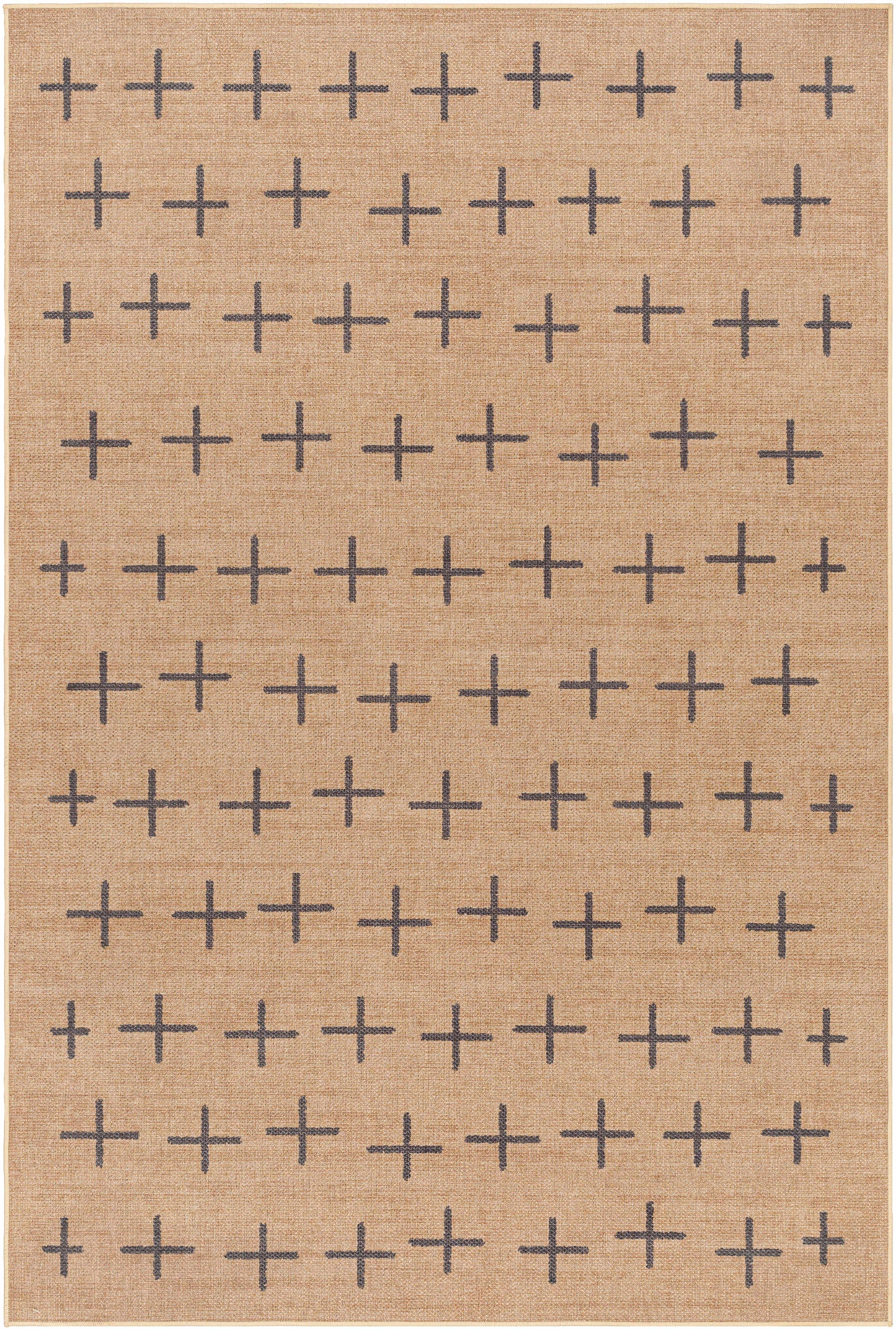Haimi Black Washable Jutely Rug - Clearance