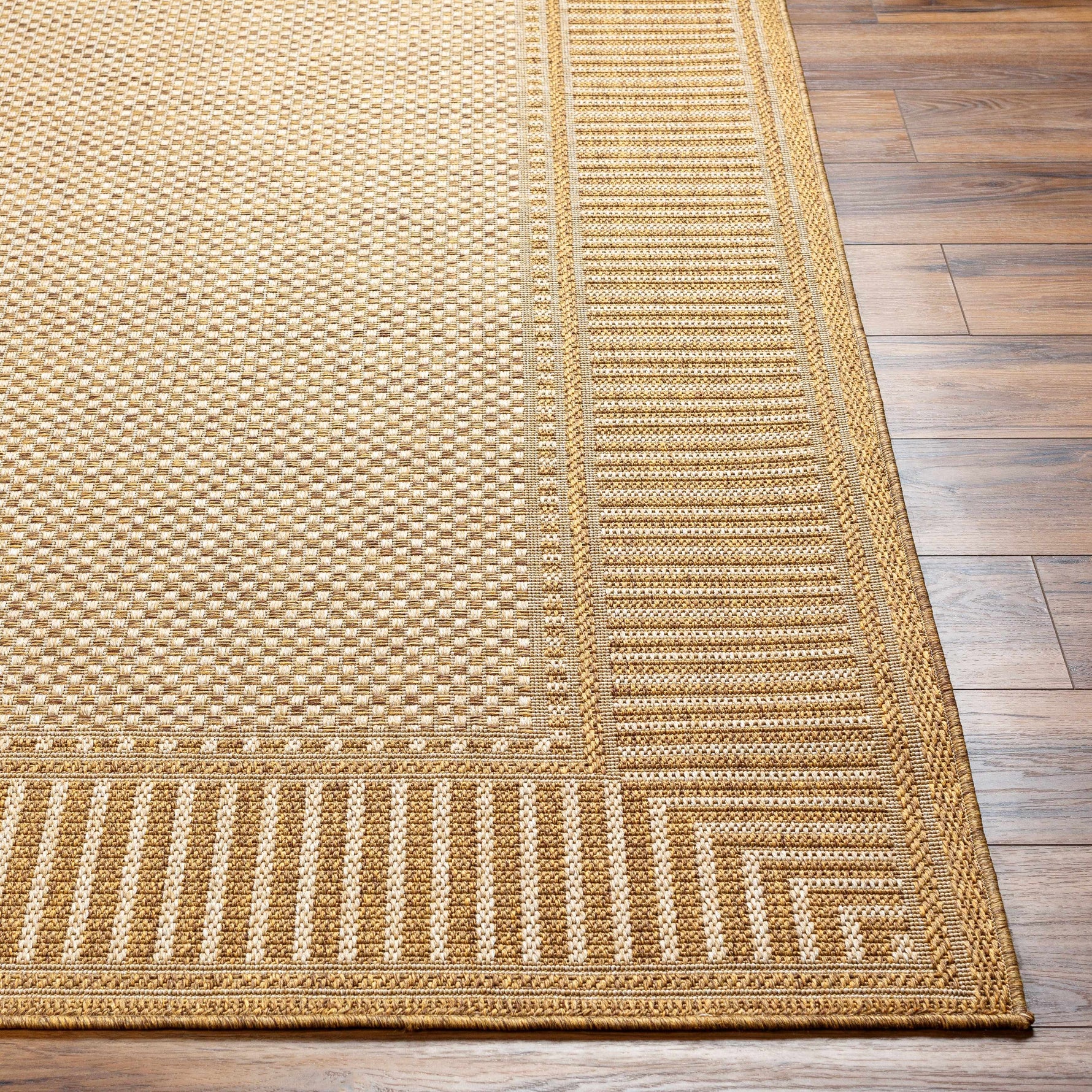 Amora Flatweave Faux Jute Outdoor Rug