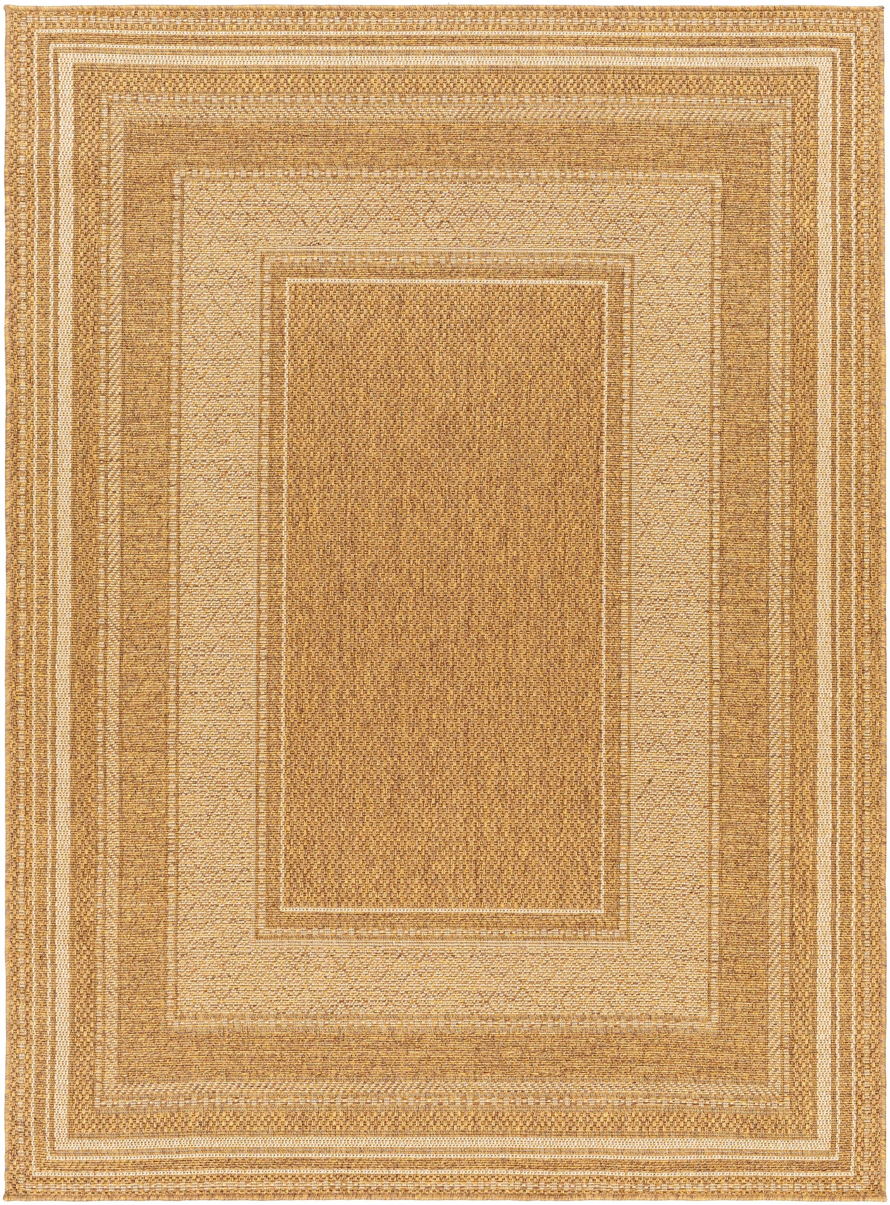 Chael Flatweave Faux Jute Outdoor Rug