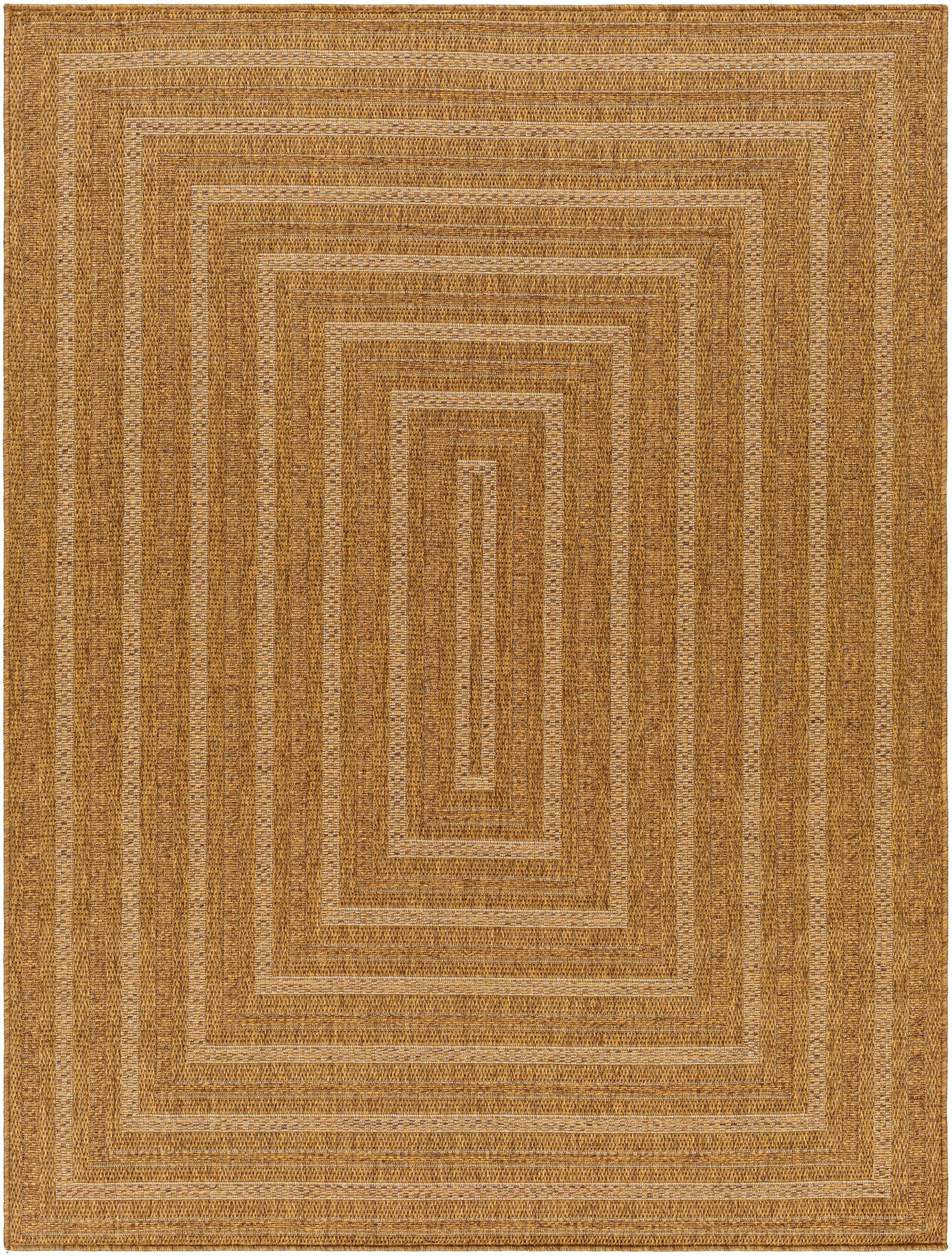 Dyami Flatweave Faux Jute Outdoor Rug