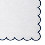 Navy and White Cloth Napkins