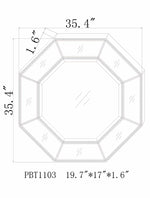 Swellendam Gold Octagonal Mirror - Clearance