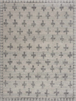Tigris Swiss Cross Ivory&Gray Area Rug - Clearance