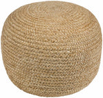 Kaumakani Knitted Jute Round Pouf