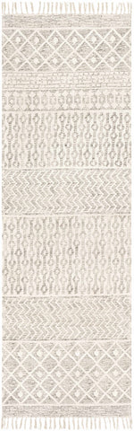 Valyermo Beige Hand Woven Cotton Rug - Clearance