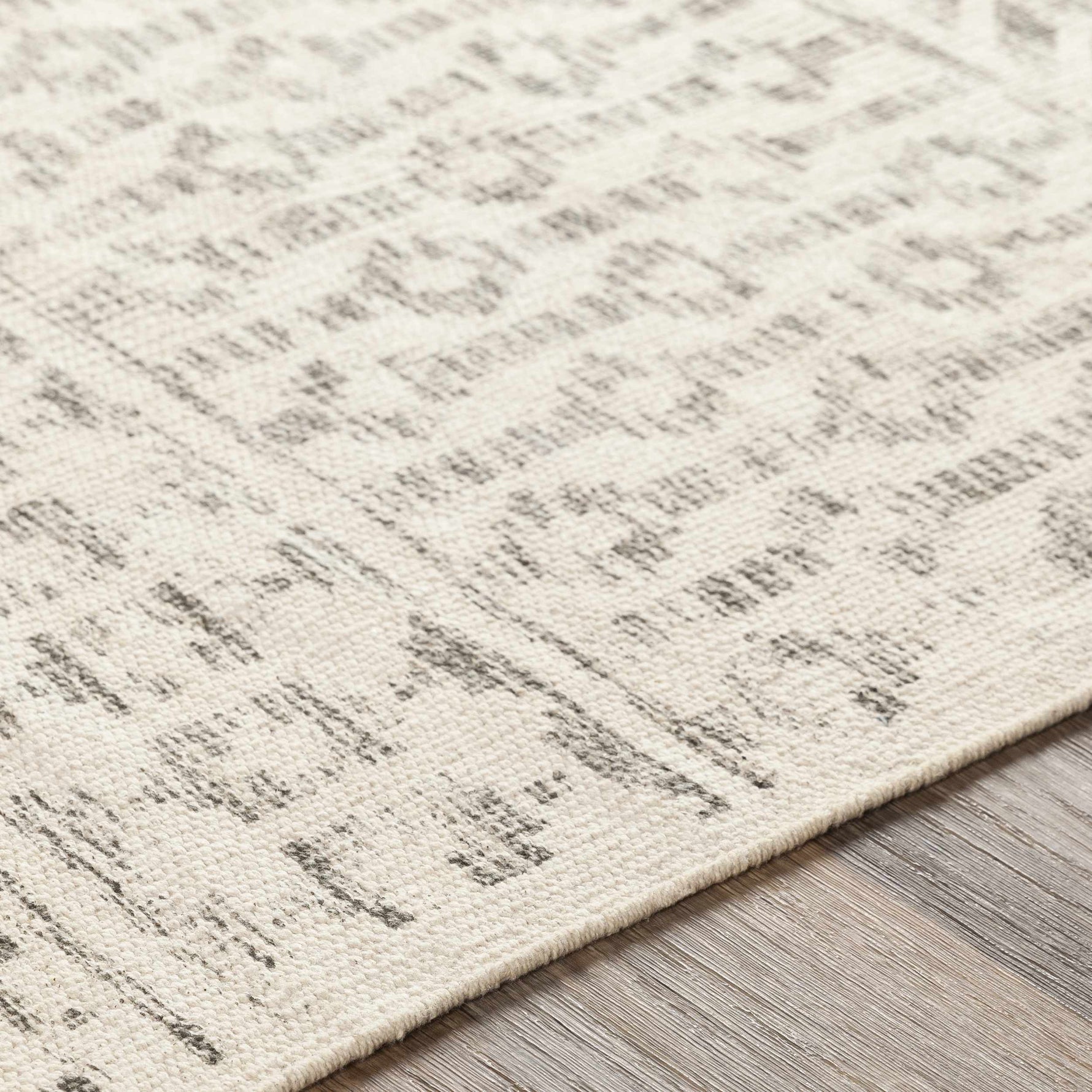 Valyermo Beige Hand Woven Cotton Rug - Clearance