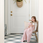 WAFFLE KNIT TODDLER BLANKETS