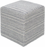 Waterfall Woven Cotton Pouf