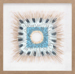 Yenice Natural Wood Geometric Wall Art Set Of Two - Clearance