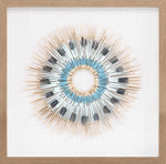 Yenice Natural Wood Geometric Wall Art Set Of Two - Clearance