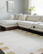 Yuval Dotted Bordered Jute Carpet - Clearance