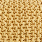 Yablanitsa Orange Knitted Pouf